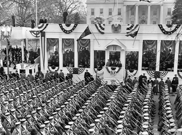 Framed Print : West Point Cadets in an Inaugural Parade Framed Print : West Point Cadets in an Inaugural Parade