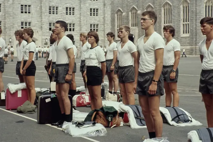 Framed Print : West Point Freshman Cadets