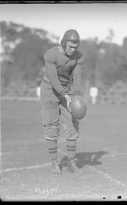 Framed Print : West Point Player Britton Positioning Ball Framed Print : West Point Player Britton Positioning Ball