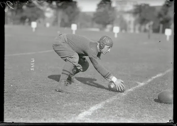 Framed Print : West Point Player Goodman Passing Ball Framed Print : West Point Player Goodman Passing Ball