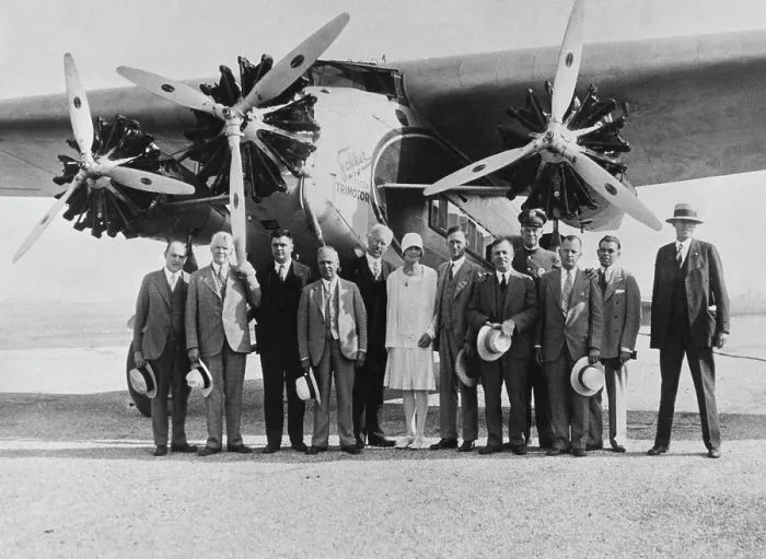 Framed Print : Western Air Express Inaugural Passenger Flight, 1928 Framed Print : Western Air Express Inaugural Passenger Flight, 1928