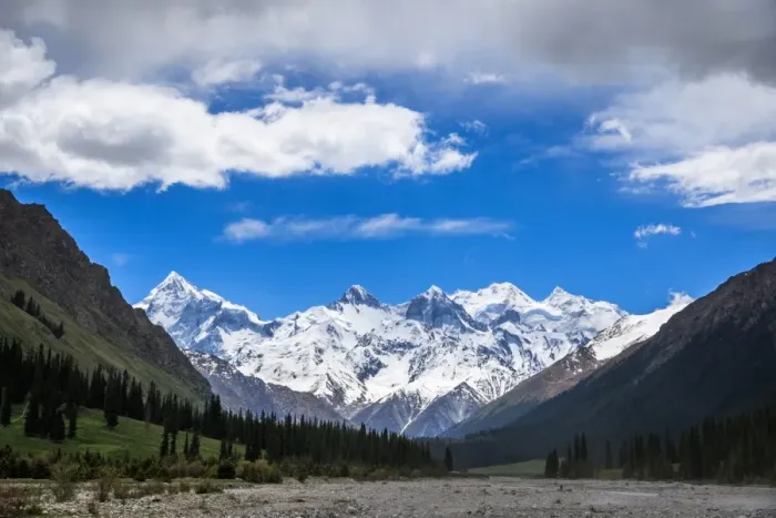 Framed Print : Western Tian Shan Mountains, Xiate Ancient Trail, Xinjiang China