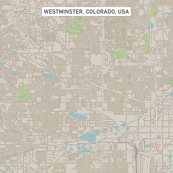 Westminster Colorado US City Street Map