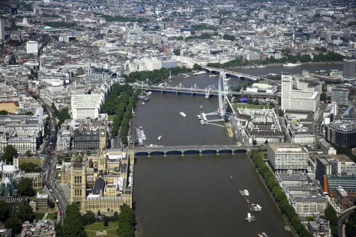 Framed Print : Westminster and South Bank