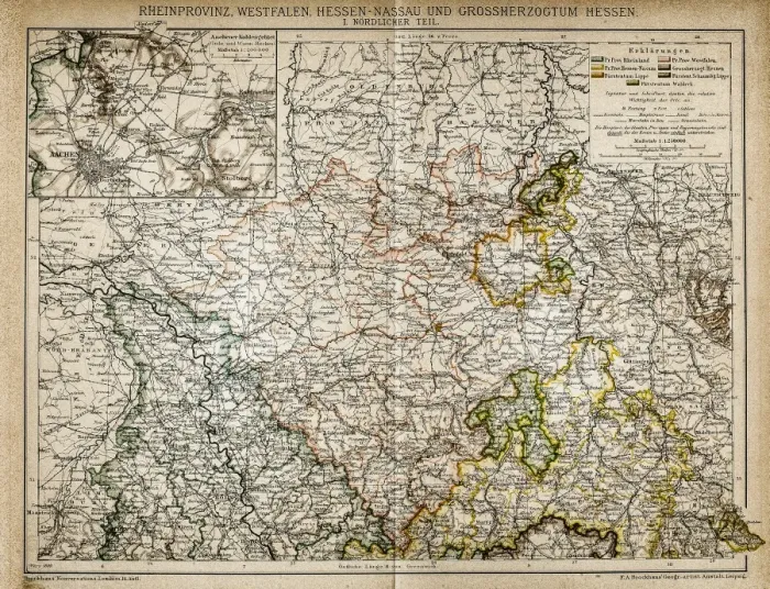 Framed Print : Westphalia, Hesse-nassau and Grand Duchy of Hesse Rhine Province Framed Print : Westphalia, Hesse-nassau and Grand Duchy of Hesse Rhine Province