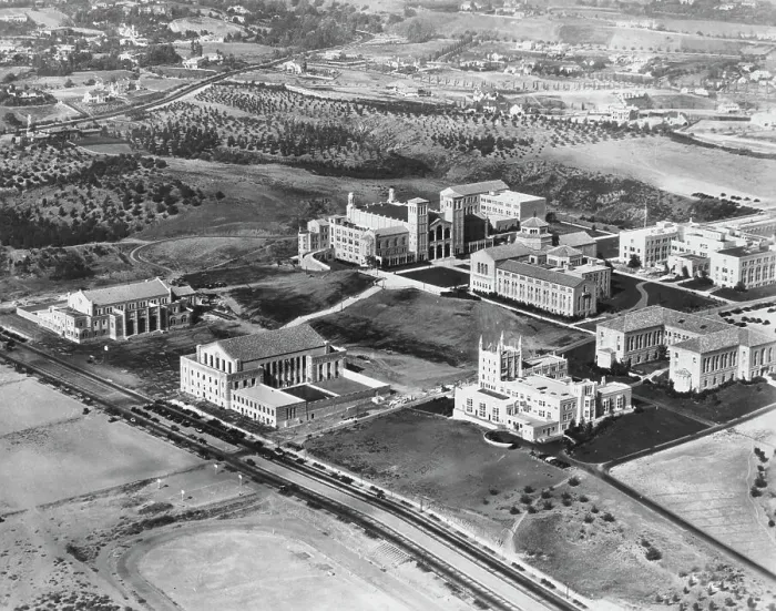 Framed Print : Westwood Campus, University of California, 1934 Framed Print : Westwood Campus, University of California, 1934