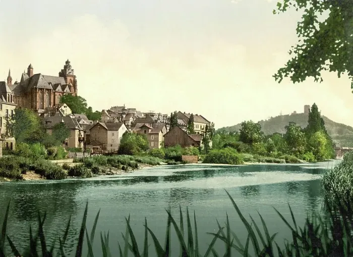 Framed Print : Wetzlar, Kalsmunt Castle Ruin, Hesse, c. 1890, Germany, Historic, digitally restored reproduction from a 19th century original Framed Print : Wetzlar, Kalsmunt Castle Ruin, Hesse, c. 1890, Germany, Historic, digitally restored reproduction from a 19th century original