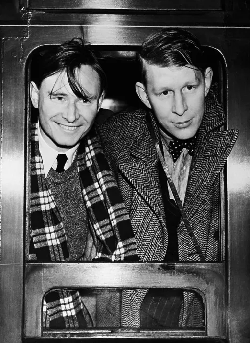 Framed Print : W.H. Auden and Christopher Isherwood Framed Print : W.H. Auden and Christopher Isherwood