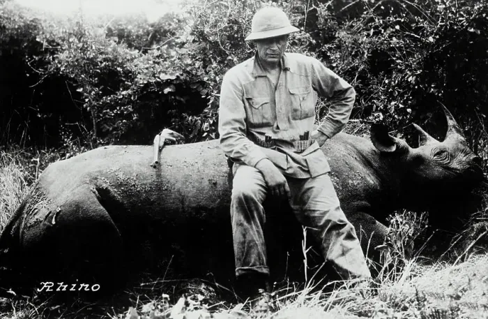 Framed Print : W.H. Herren Sitting on Rhinoceros Framed Print : W.H. Herren Sitting on Rhinoceros