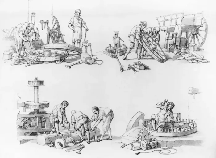 Framed Print : Wheelwrights Framed Print : Wheelwrights