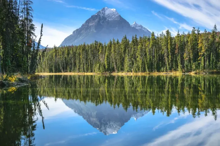 Framed Print : Whirlpool Peak & Leach Lake, Jasper National Park, Alberta, Canada Framed Print : Whirlpool Peak & Leach Lake, Jasper National Park, Alberta, Canada