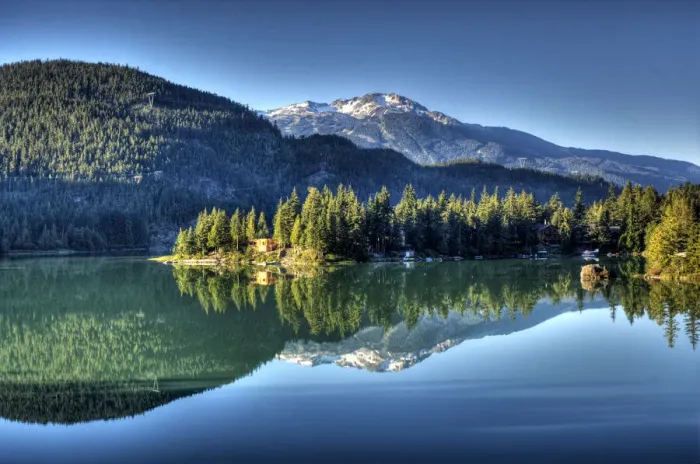 Framed Print : Whistler over Green Lake Framed Print : Whistler over Green Lake