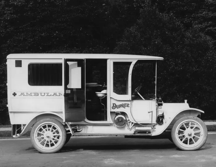 Framed Print : White Ambulance Framed Print : White Ambulance
