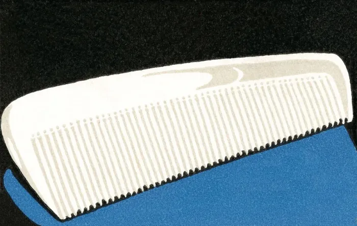Framed Print : White comb Framed Print : White comb