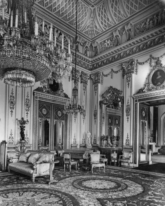 Framed Print : White Drawing Room