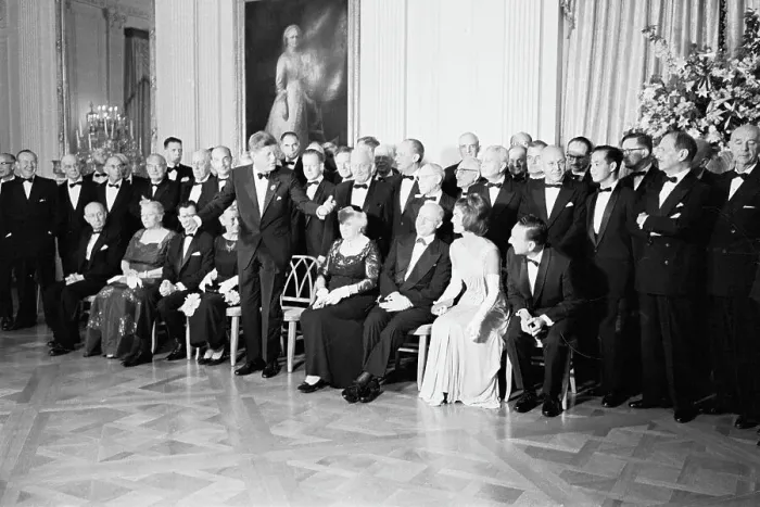 Framed Print : White House Dinner For Nobel Winners Framed Print : White House Dinner For Nobel Winners