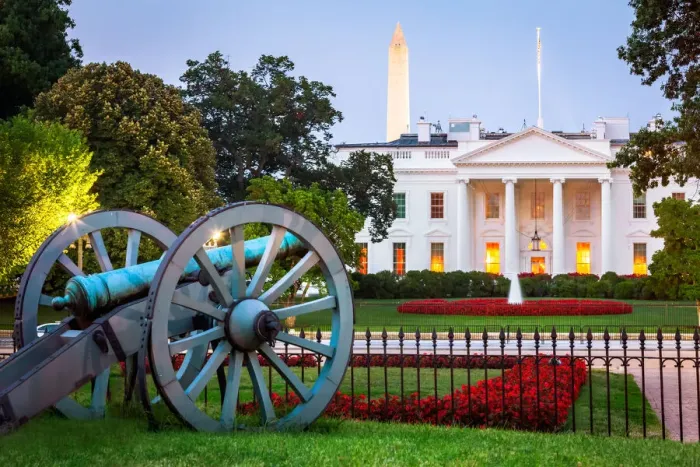 Framed Print : The White House, Washington DC, America Framed Print : The White House, Washington DC, America