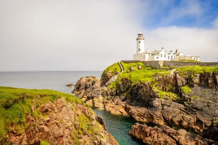 Framed Print : White lighthouse at Fanad Head, Donegal, Ireland
