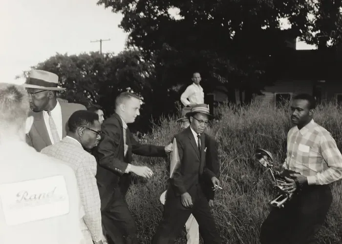 Framed Print : White Mob Hounding African American Reporters Framed Print : White Mob Hounding African American Reporters