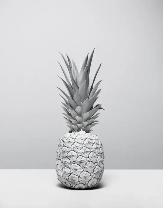 Framed Print : White Nature Pineapple Series 1 Framed Print : White Nature Pineapple Series 1