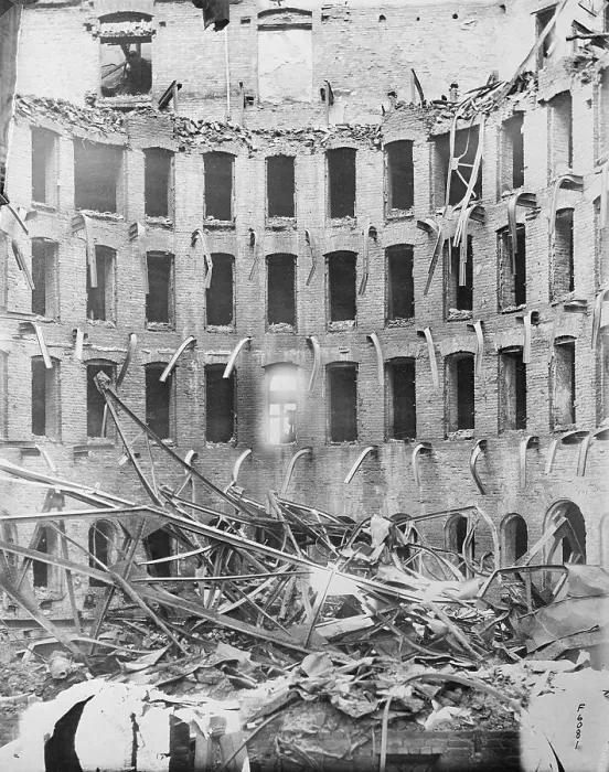 Framed Print : White Palace Destroyed from Bolshevik Revolution Framed Print : White Palace Destroyed from Bolshevik Revolution