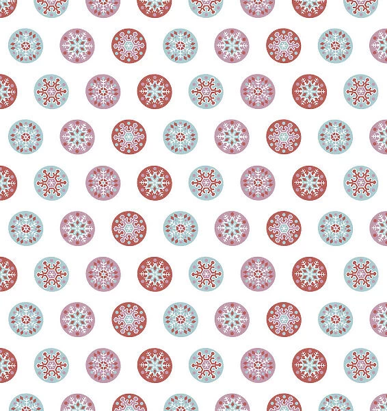 White Snowflake Pattern