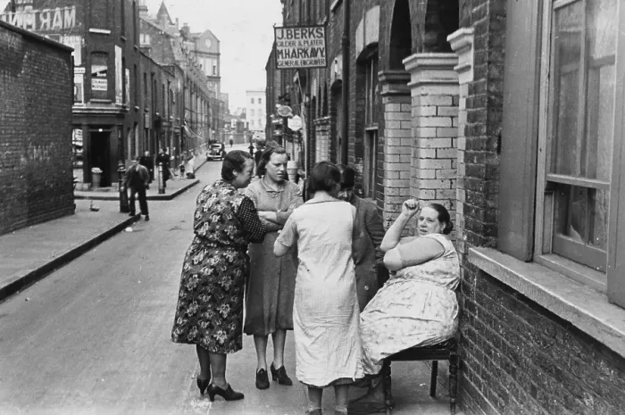 Framed Print : Whitechapel Gossip Framed Print : Whitechapel Gossip