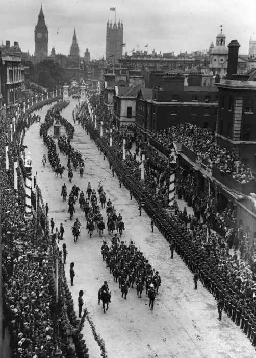 Framed Print : Whitehall Procession Framed Print : Whitehall Procession