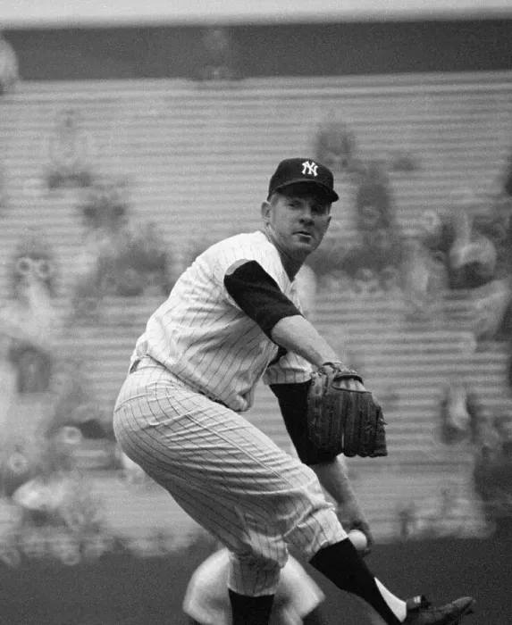 Framed Print : Whitey Ford In A Pitching Pose Framed Print : Whitey Ford In A Pitching Pose