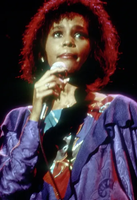 Framed Print : Whitney Houston Performing Framed Print : Whitney Houston Performing