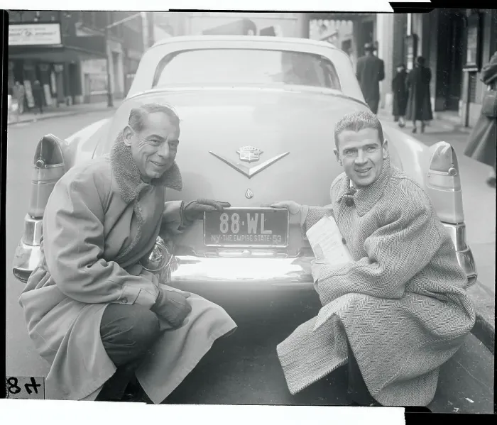 Framed Print : Whittemore and Lowe with License Plate Framed Print : Whittemore and Lowe with License Plate