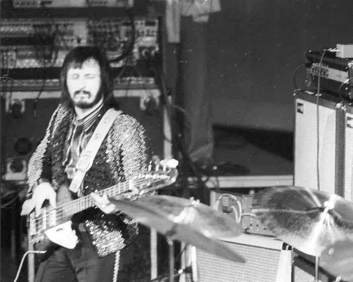 Framed Print : The Who Bassist Performing