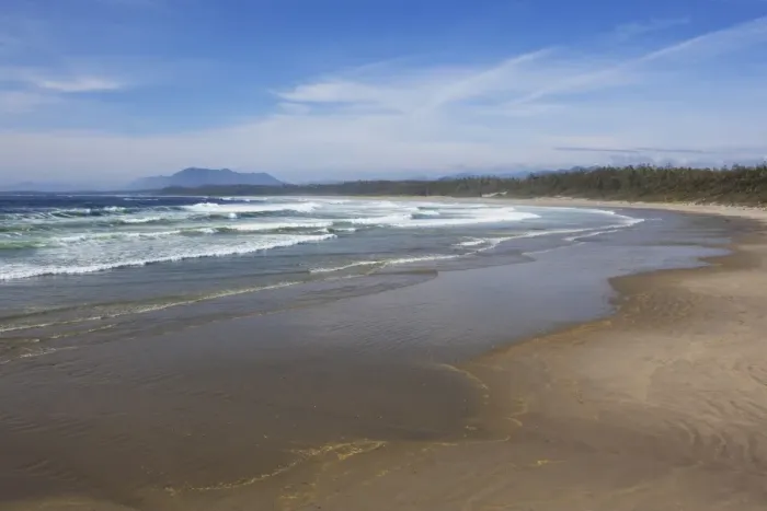 Framed Print : Wickaninnish Beach In Pacific Rim National Park Near Tofino; British Columbia Canada