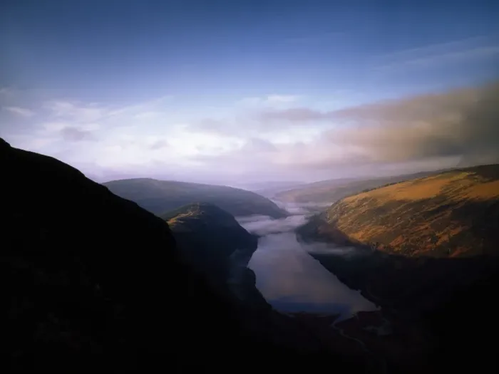 Framed Print : Co Wicklow, Upper Lake, Glendalough, Ireland Framed Print : Co Wicklow, Upper Lake, Glendalough, Ireland