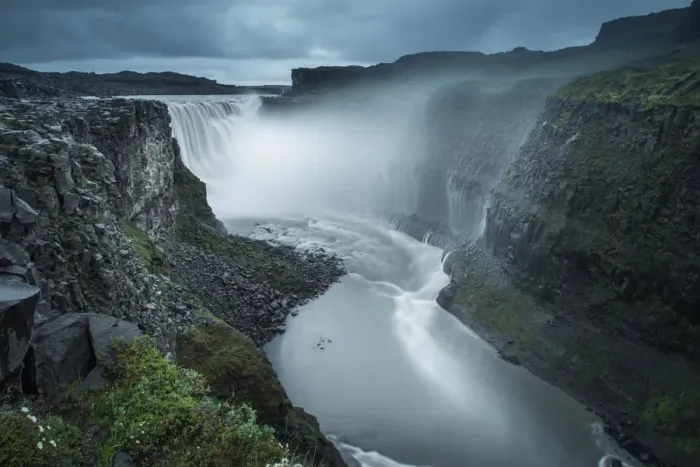 Framed Print : Wide angle scene of Dettifoss Framed Print : Wide angle scene of Dettifoss