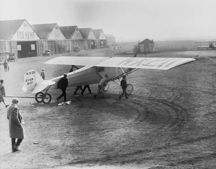 Framed Print : Wide View of Airplane for Transatlantic Flight