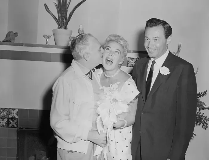Framed Print : Wilbur Clark Kissing Betty Hutton Framed Print : Wilbur Clark Kissing Betty Hutton
