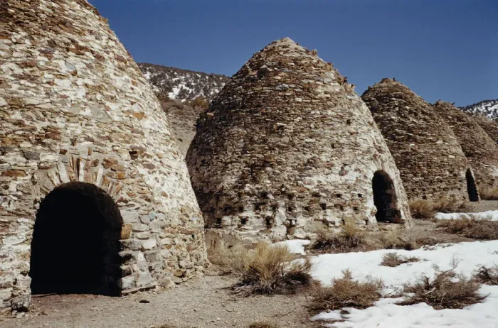 Framed Print : Wildrose Charcoal Kilns