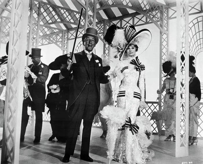 Framed Print : Wilfrid Hyde-White and Audrey Hepburn in My Fair Lady Framed Print : Wilfrid Hyde-White and Audrey Hepburn in My Fair Lady