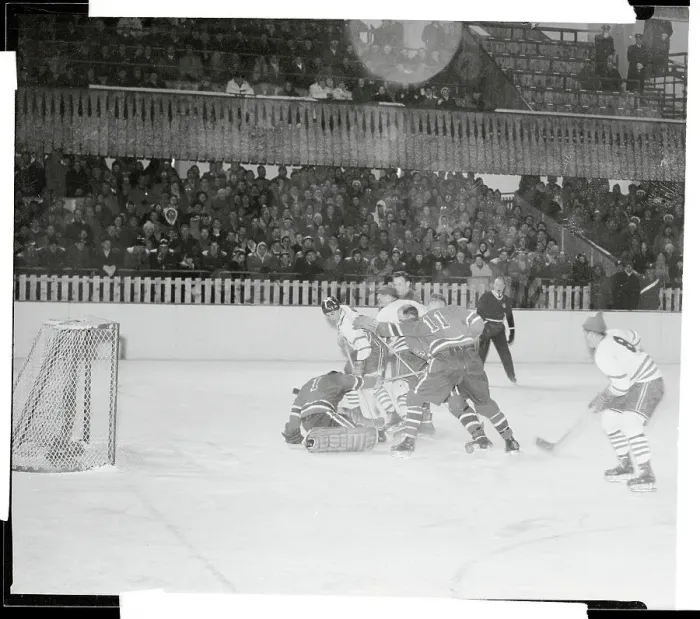 Framed Print : Willard Ikola Saving Goal