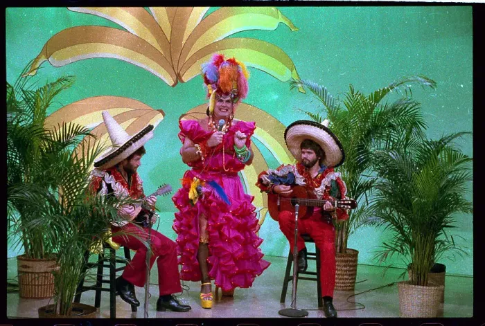 Framed Print : Willard Scott Dressed as Carmen Miranda Framed Print : Willard Scott Dressed as Carmen Miranda