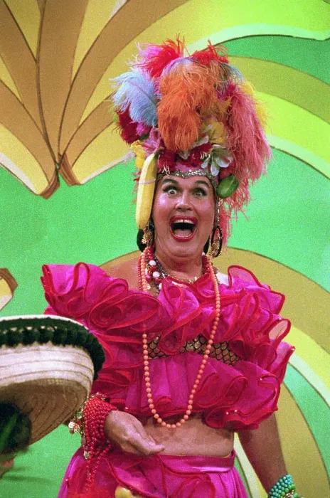 Framed Print : Willard Scott Dressed as Carmen Miranda