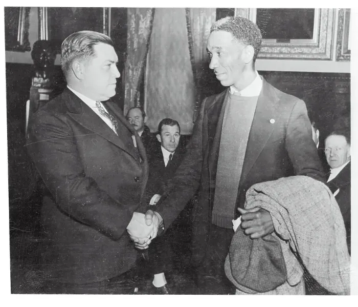 Framed Print : William Allen Receiving Handshake Framed Print : William Allen Receiving Handshake