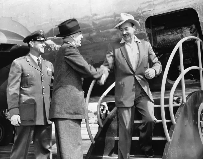 Framed Print : William Allen Shaking Hands with a Colleague