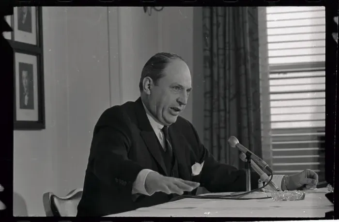 Framed Print : William B. Saxbe Speaking at Microphone Framed Print : William B. Saxbe Speaking at Microphone