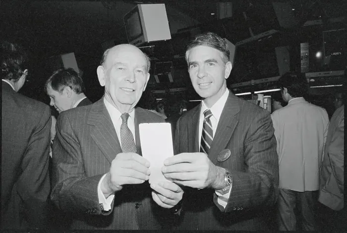 Framed Print : William Batten and Robert Allen Holding Award Framed Print : William Batten and Robert Allen Holding Award