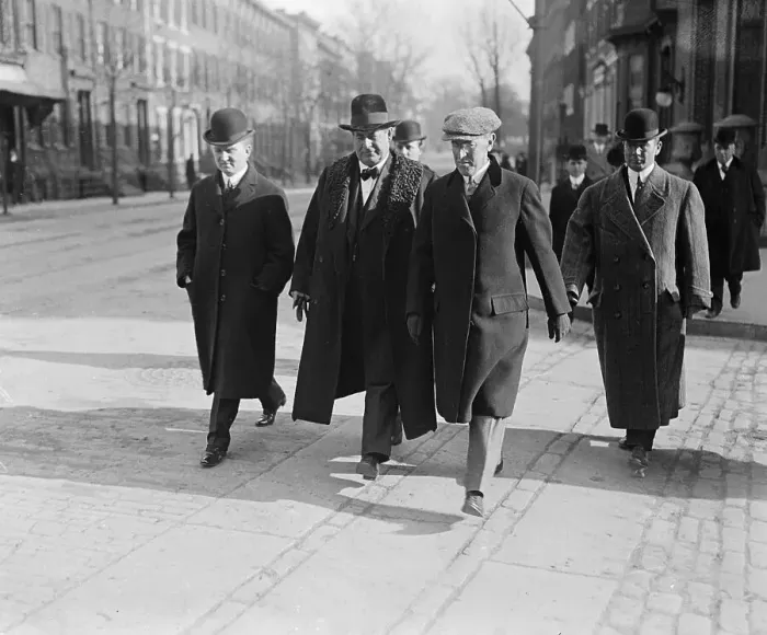 Framed Print : William Bryan and Woodrow Wilson Strolling Together Framed Print : William Bryan and Woodrow Wilson Strolling Together
