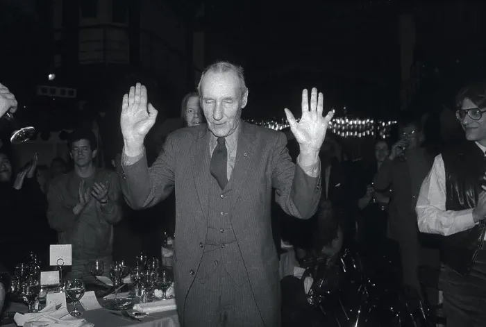 Framed Print : William Burroughs Acting Surprised Framed Print : William Burroughs Acting Surprised