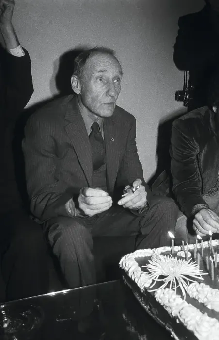 Framed Print : William Burroughs Seated at Nightclub
