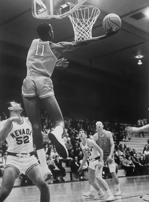 Framed Print : William Cager Scoring a Basket Framed Print : William Cager Scoring a Basket